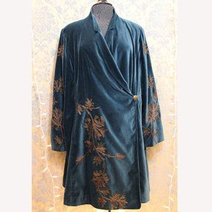 Soft Surroundings Antoinette Velvet Duster (2X)